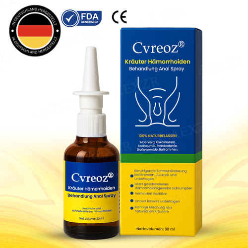 Cvreoz® Kräuter Hämorrhoiden Behandlung Anal Spray - ZEITLICH BEGRENZTES ANGEBOT | Sanfte Linderung wie nie zuvor 💕