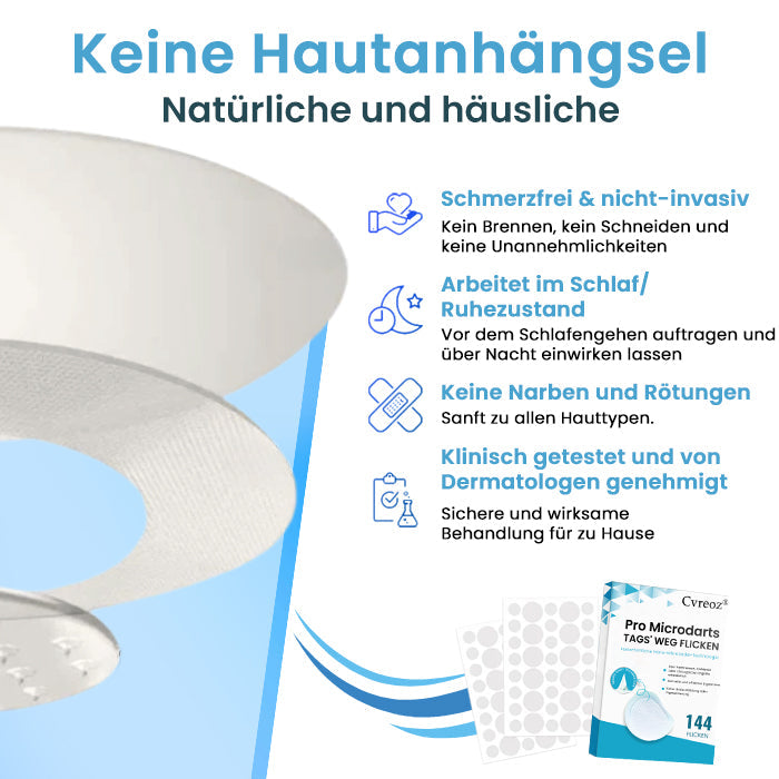 Cvreoz® Pro Microdarts Tags' weg Flicken -  BEFRISTETES ANGEBOT | Skin Tag No More!!! 💕