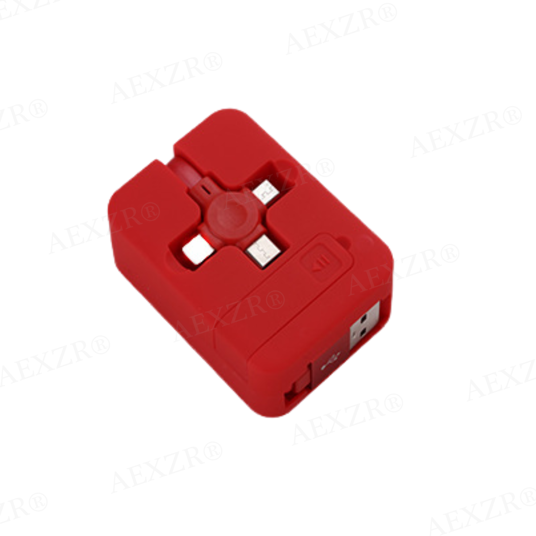 🔋 AEXZR® 𝟛 𝚒𝚗 𝟙 Charging Cable Roll - 🏷️Up to 50% Off, Charge Smarter!