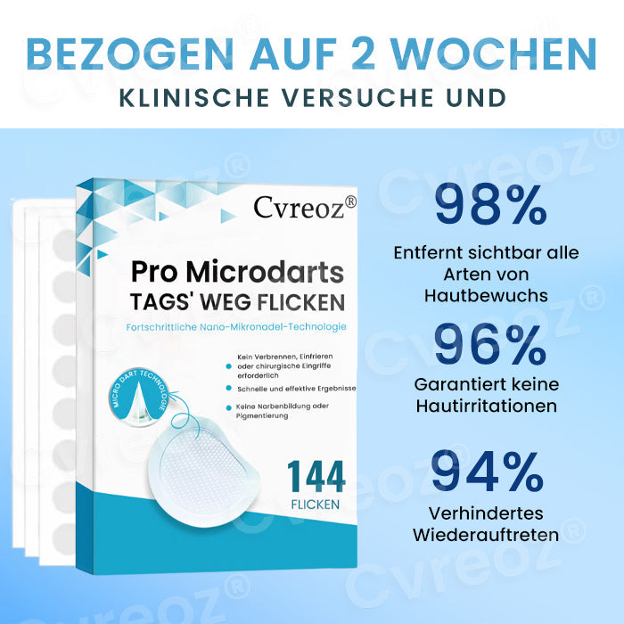Cvreoz® Pro Microdarts Tags' weg Flicken -  BEFRISTETES ANGEBOT | Skin Tag No More!!! 💕