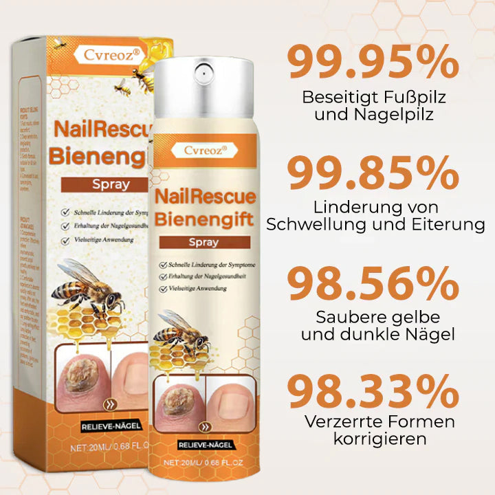 56 Flaschen übrig!! Cvreoz® NailRescue Bienengift-Spray | Lassen Sie das beste Selbstvertrauen in sich heraus!💕