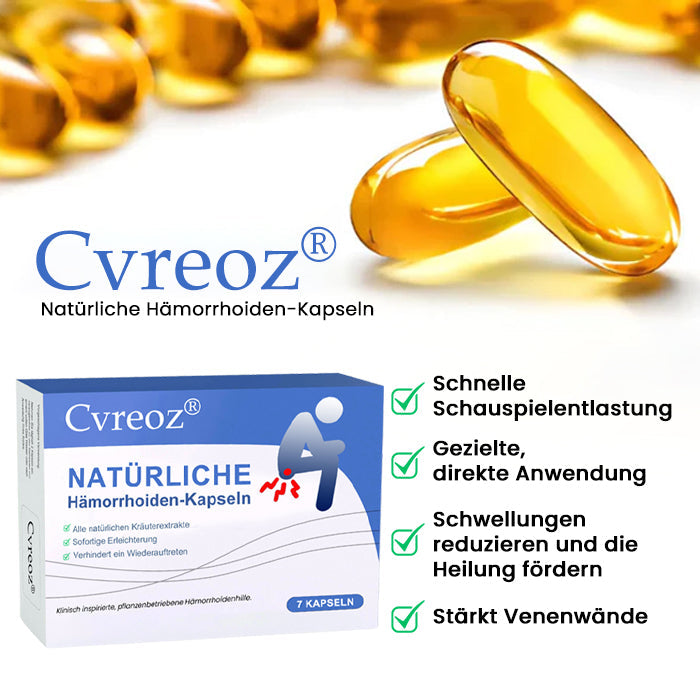 Cvreoz® Natürliche Hämorrhoiden-Kapseln |  | Lass dich nicht von Schmerzen aufhalten – JETZT KAUFEN!💕