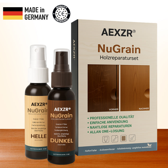 🏷️ EXKLUSIVES ANGEBOT! 50 % RABATT – AEXZR® NuGrain Holzreparatur-Set