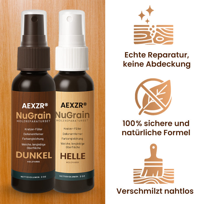🏷️ EXKLUSIVES ANGEBOT! 50 % RABATT – AEXZR® NuGrain Holzreparatur-Set