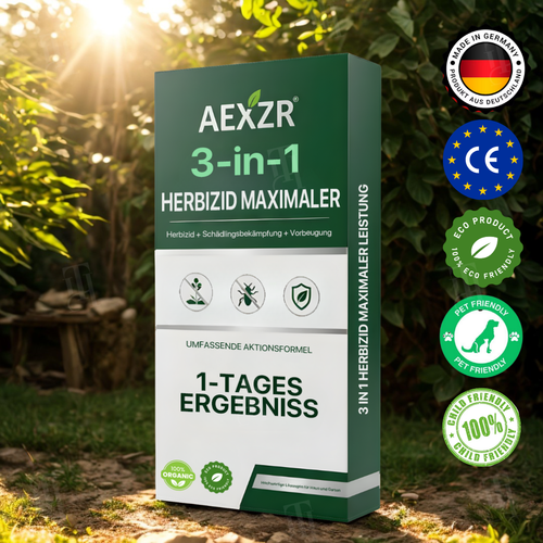 🔥RABATT – NIEDRIGSTER PREIS – 50 % RABATT🌿AEXZR® 3 in 1 Herbizid Maximaler Leistung