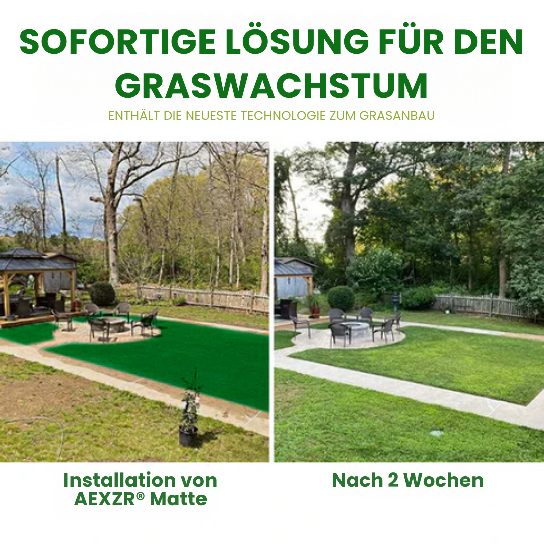 🔥NIEDRIGSTER PREIS – 50 % RABATT | AEXZR® Kompostierbare Rasenwachstumsmatte