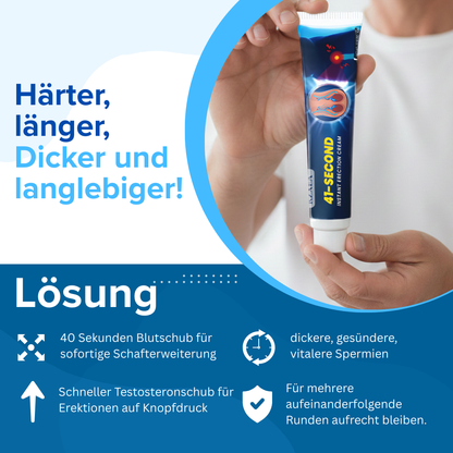 ❤️Limitierter Valentinstags-SALE !! | Sparen Sie heute 50 %| RZXEA™ 41-Sekunden-Creme für sofortige Erektion