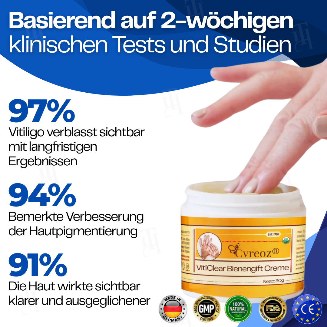 Cvreoz® VitiClear Bienengift Creme |Die Antwort der Natur für reine Haut✨