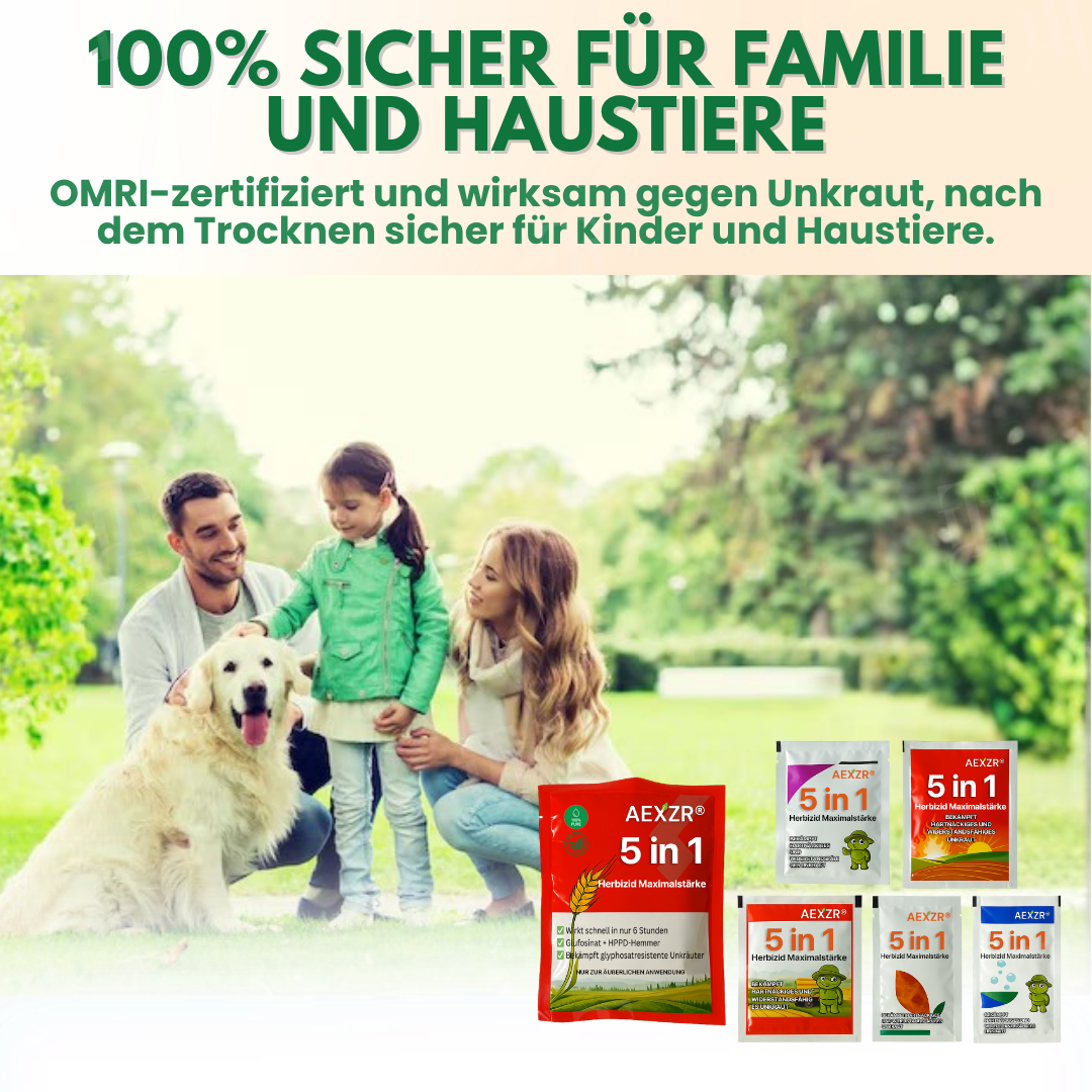 🔥WEIHNACHTEN – 50 % RABATT🌿| AEXZR® 5 in 1 Herbizid Maximalstärke