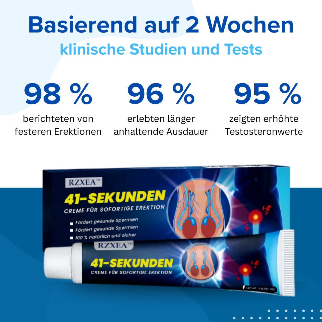 ❤️Limitierter Valentinstags-SALE !! | Sparen Sie heute 50 %| RZXEA™ 41-Sekunden-Creme für sofortige Erektion