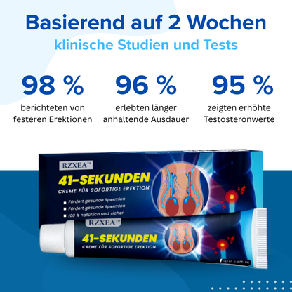 ❤️Limitierter Valentinstags-SALE !! | Sparen Sie heute 50 %| RZXEA™ 41-Sekunden-Creme für sofortige Erektion