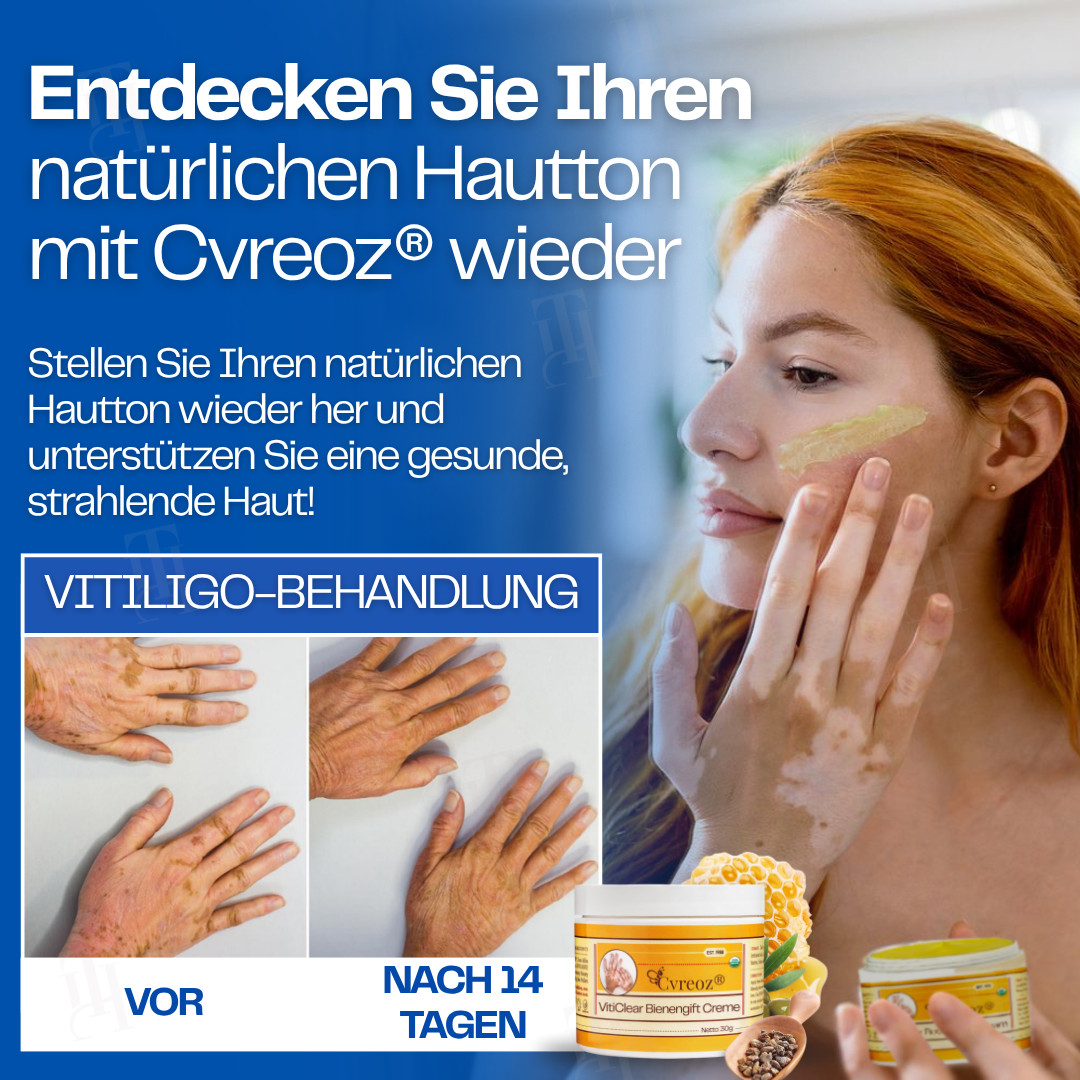Cvreoz® VitiClear Bienengift Creme |Die Antwort der Natur für reine Haut✨