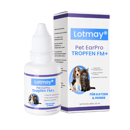 🏷️ EXKLUSIVES ANGEBOT! 50 % RABATT | Lotmay® Pet EarPro Tropfen FM+