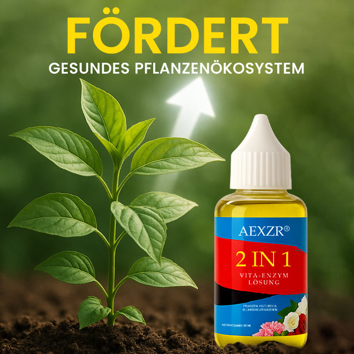 🔥RABATT ZUM NIEDRIGSTEN PREIS – 50 % RABATT – AEXZR® 2-in-1-Vita-Enzym-Lösung